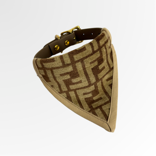 DOG COLLAR - LIGHT BROWN