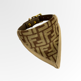 PRE ORDER DOG COLLAR - LIGHT BROWN