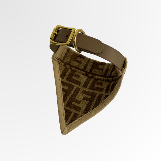 PRE ORDER DOG COLLAR - LIGHT BROWN